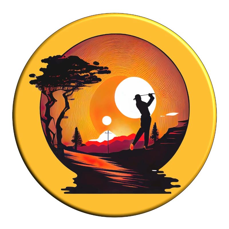 Balle de golf, avec le moins de coups possible dans le trou