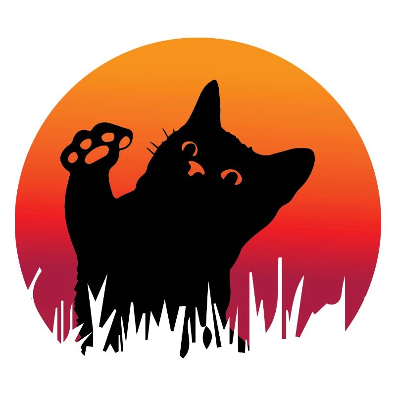 Chat mignon - chat noir