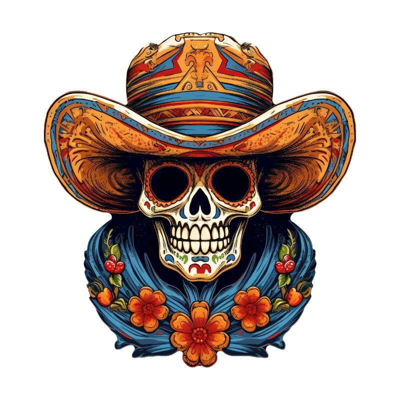 Cinco de Mayo Skull