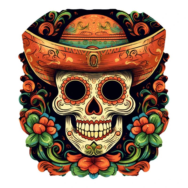 Cinco de Mayo Skull