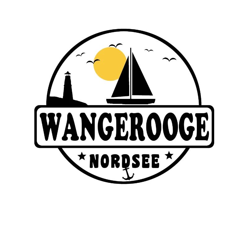 Ostsee Segelboot Leuchtturm Wangerooge