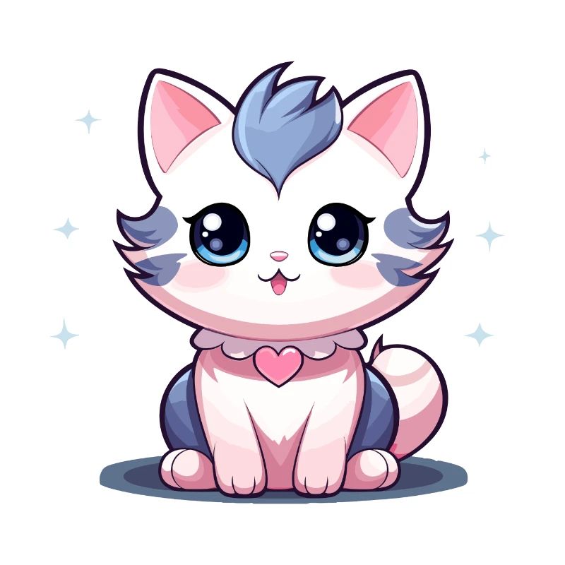 Chat - Style Kawaii