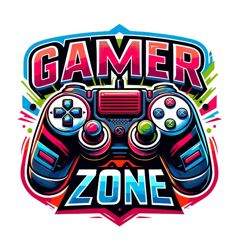 Gamer Zone - Controller Illustration