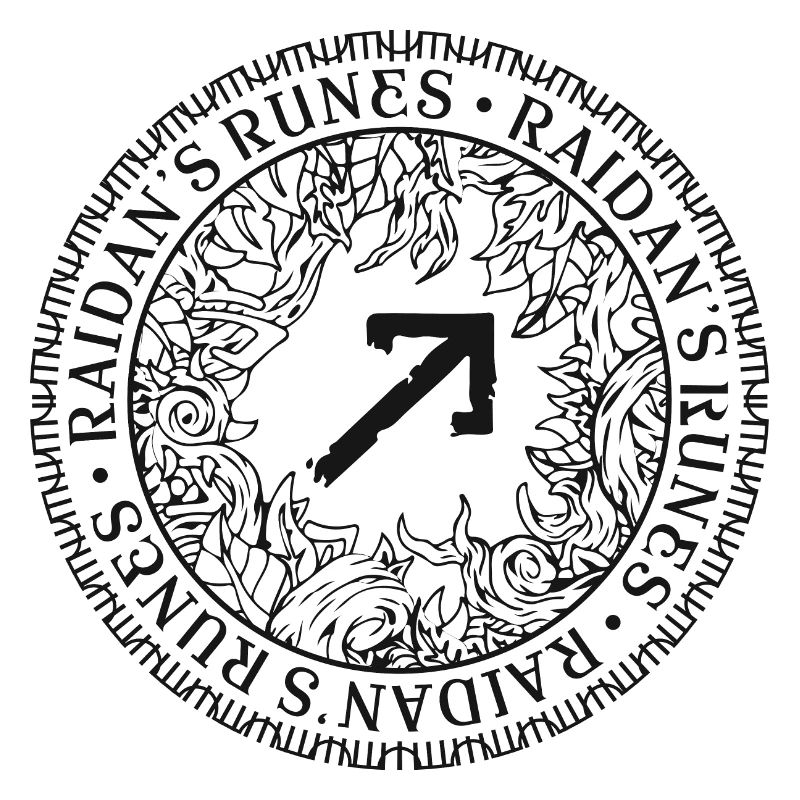 Raidan's Runes Card Game Logo