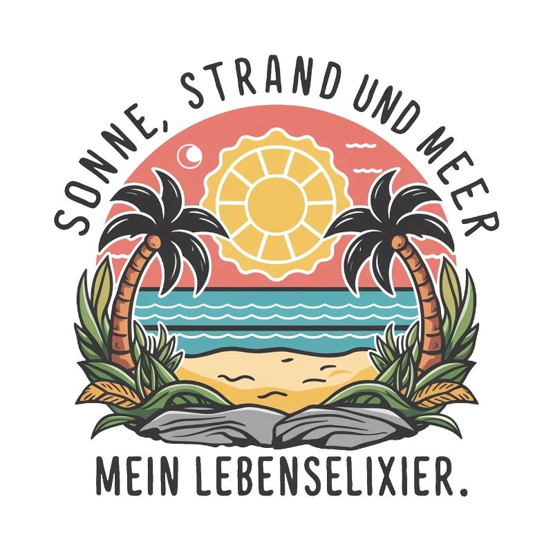 Le soleil, la plage et la mer - mon élixir de vie