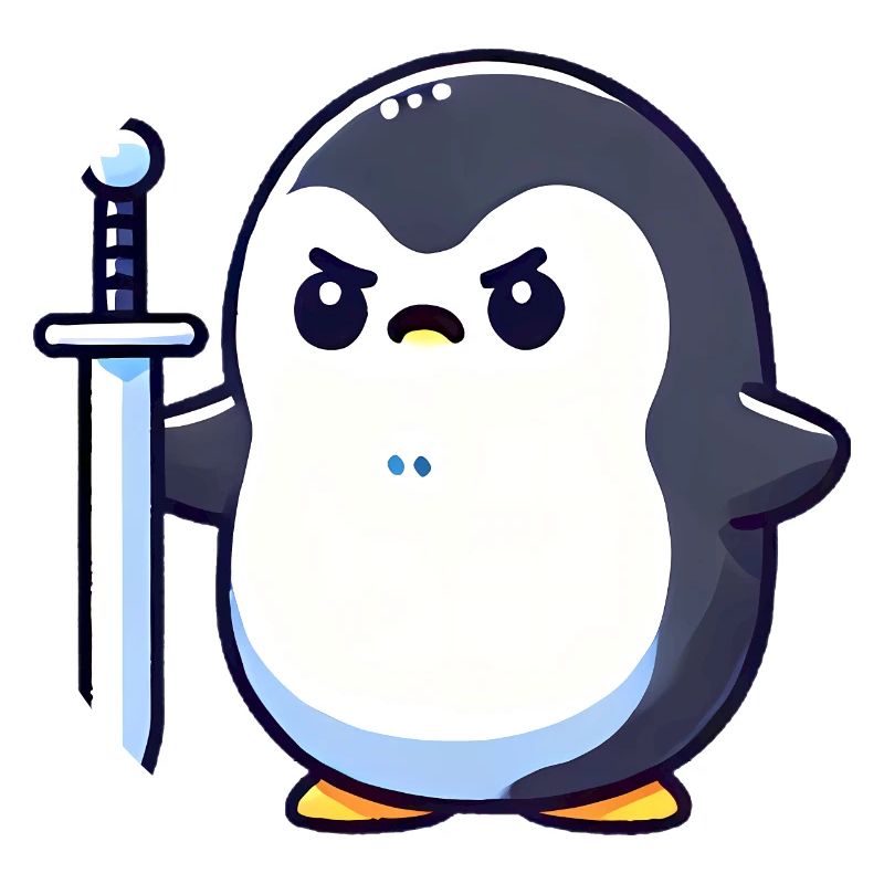 Tiny Penguin Warrior