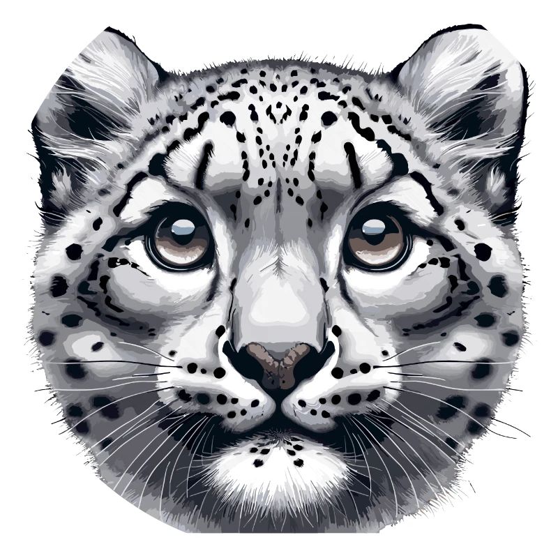 Schneeleopard Leopard Weißer Leopard