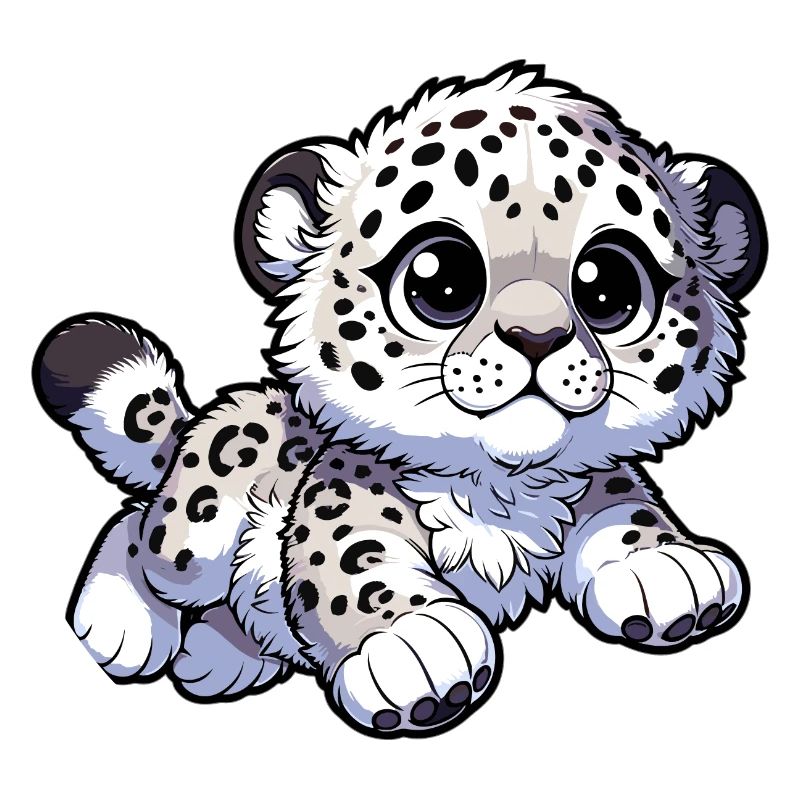 Schneeleopard Leopard Weißer Leopard