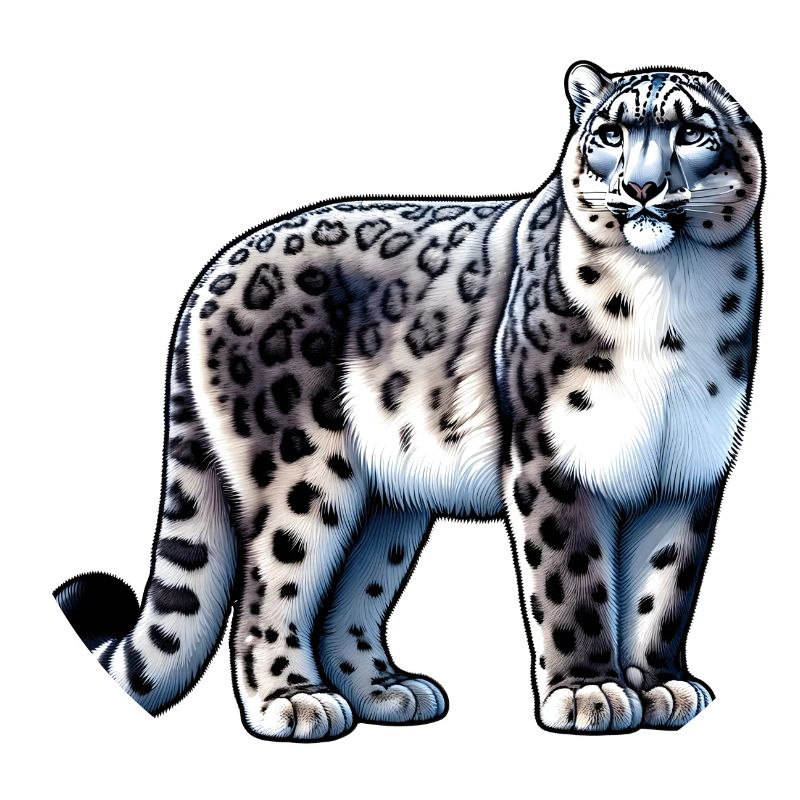 Snow Leopard Leopard White Leopard