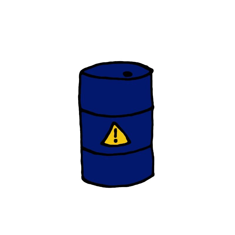 Fass mit Gefahrgut, Comic, Geschenkidee