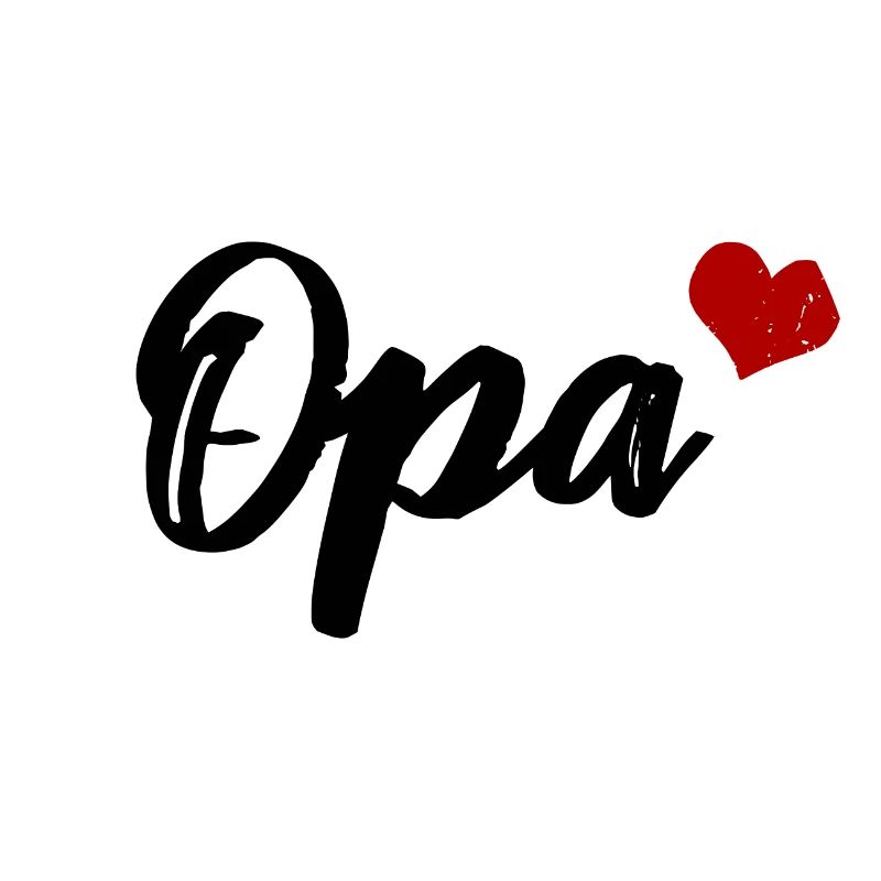 Opa Großvater Herz