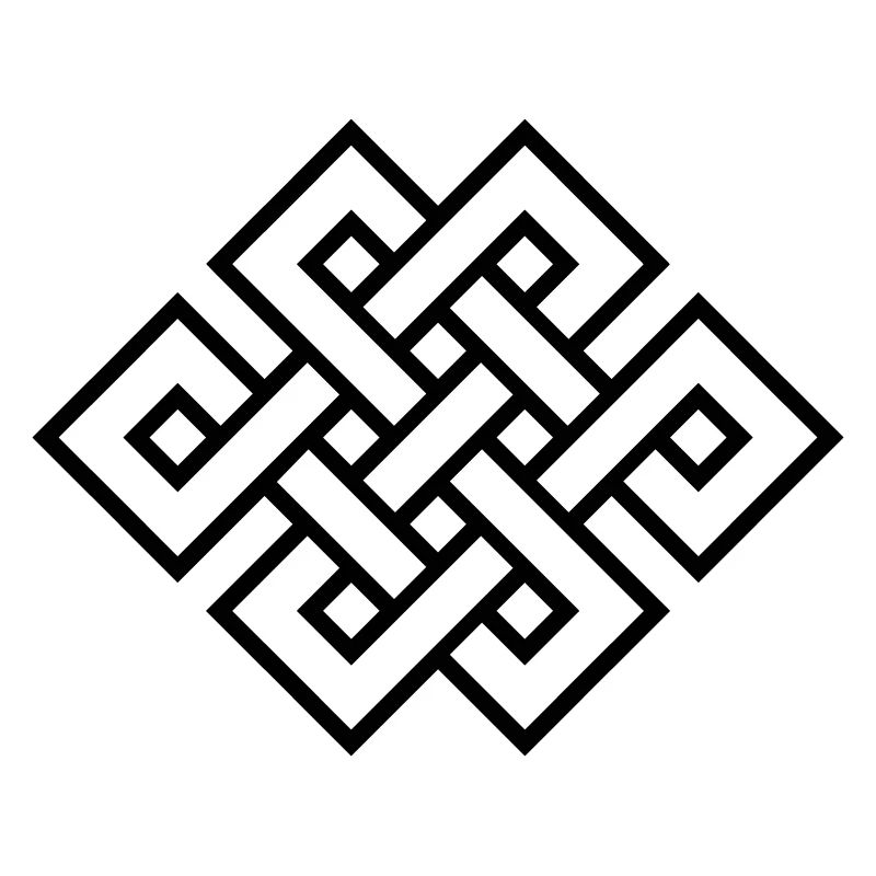 Tibetan endless knot, eternal, infinity, celtic