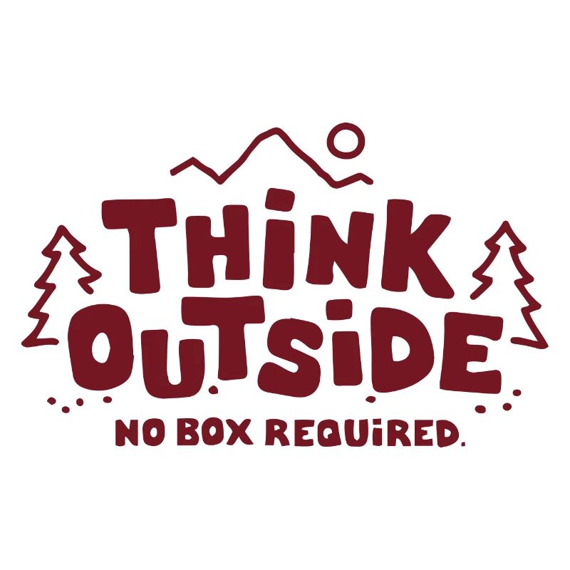 Think Outside Geschenk Idee