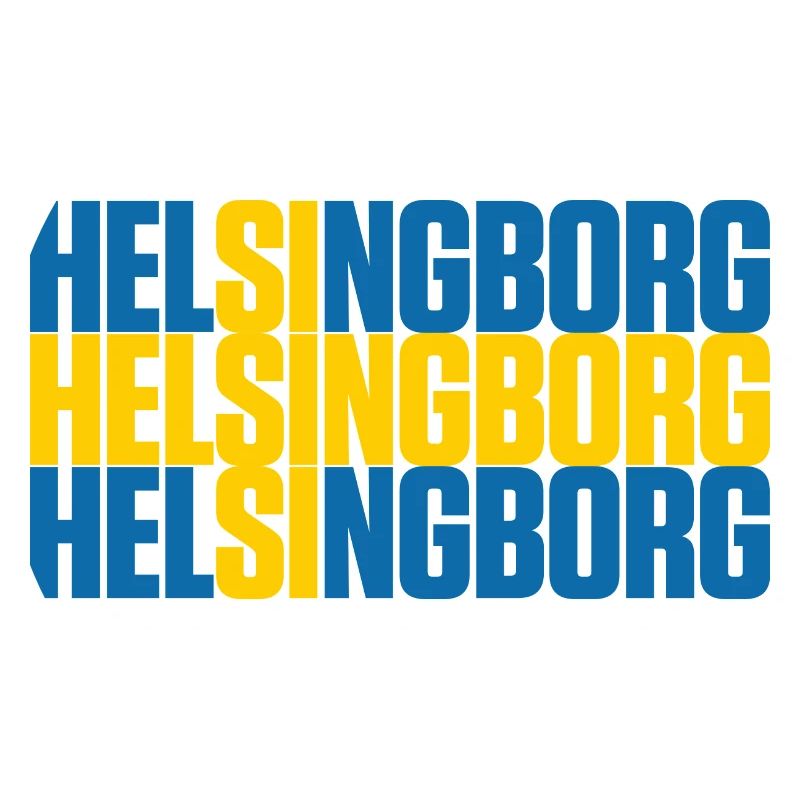 Helsingborg Suède Drapeau