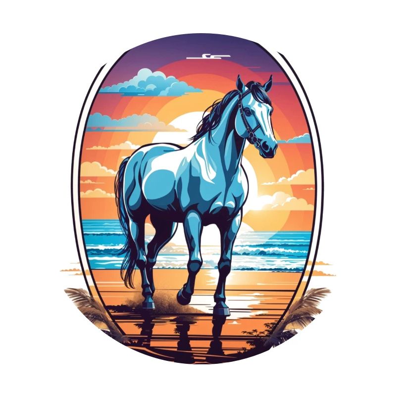 Pferd am Strand