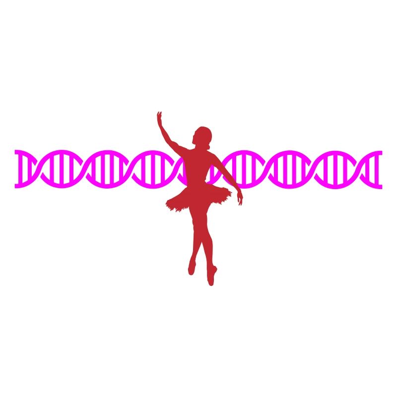 ADN de danseur de danse classique ADN | Couleurs modifiables