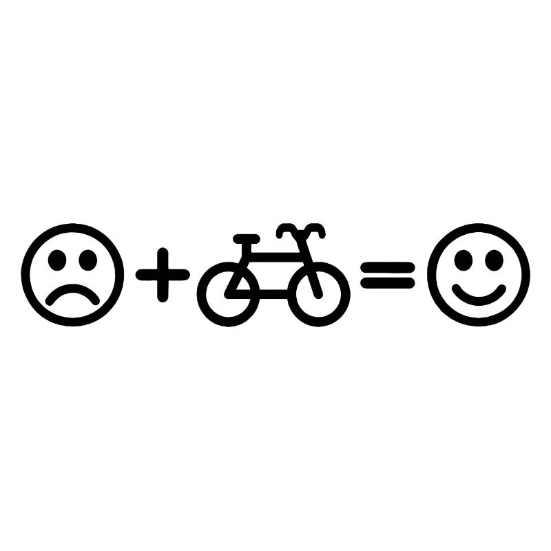 Fahrradfahrer Smiley