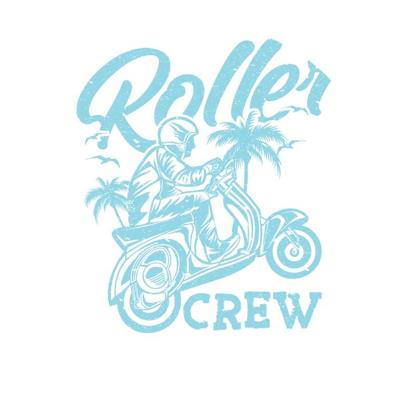 Roller Crew Scooter Motorroller Geschenkidee