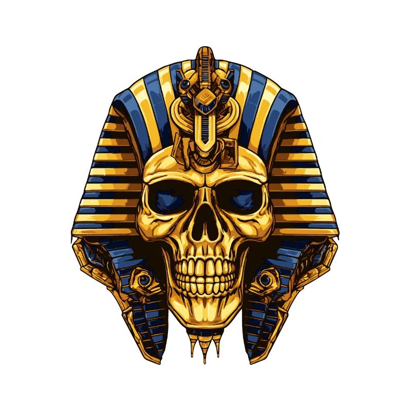 Symbole du crâne de pharaon