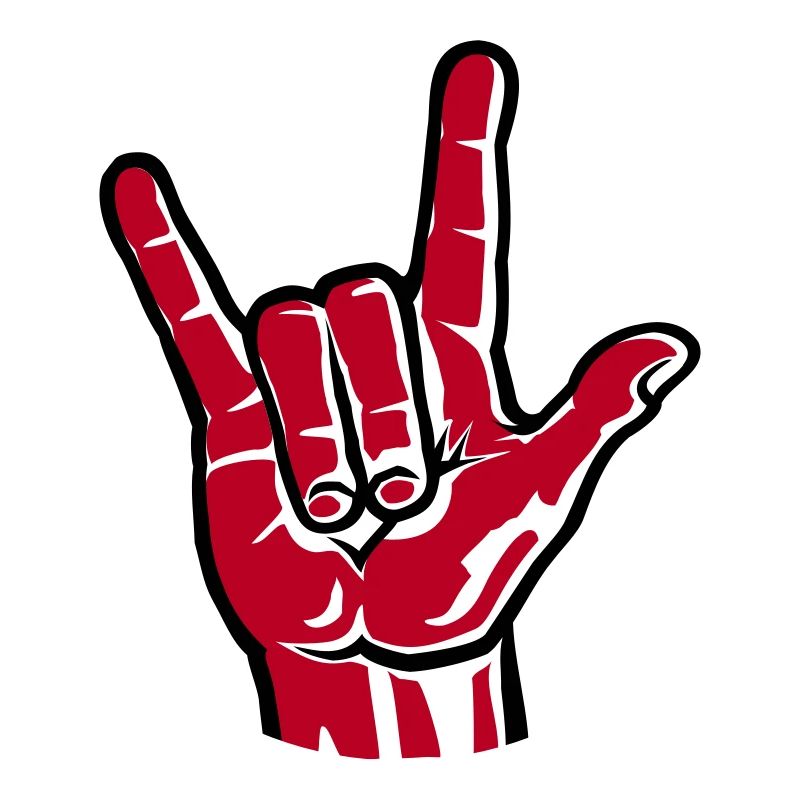 Devil Rock Hand - Pommesgabel (short) 2c