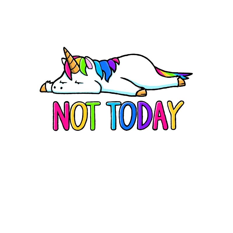 Heute Regenbogen-Einhorn