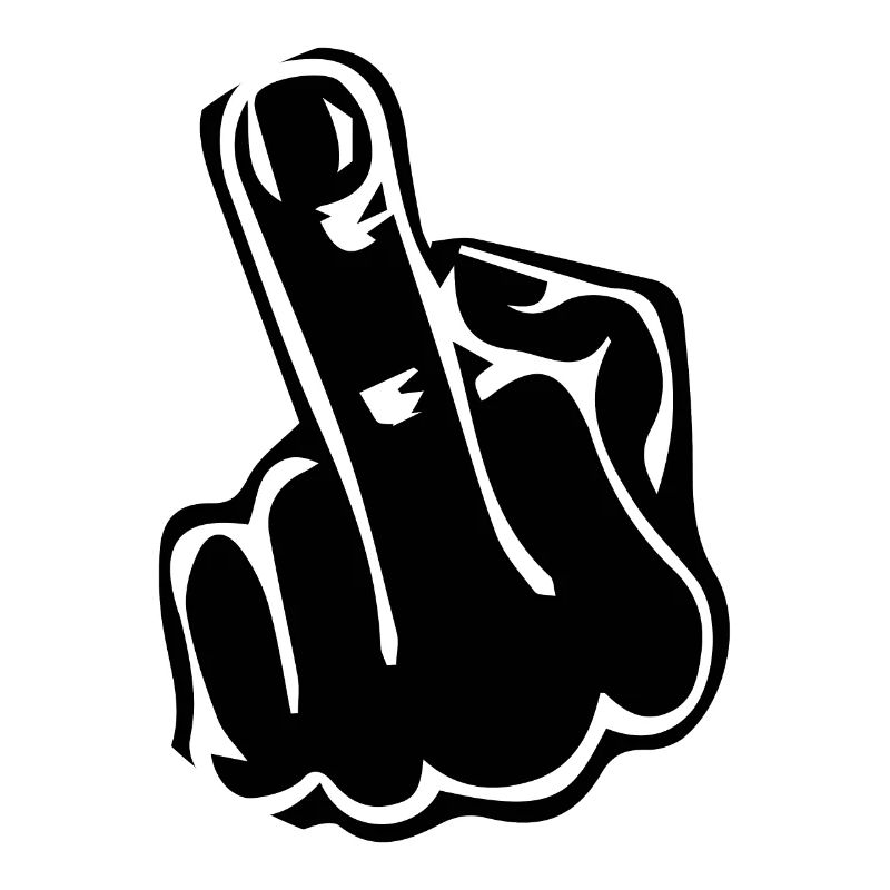 Middle finger revolution anti demo gift