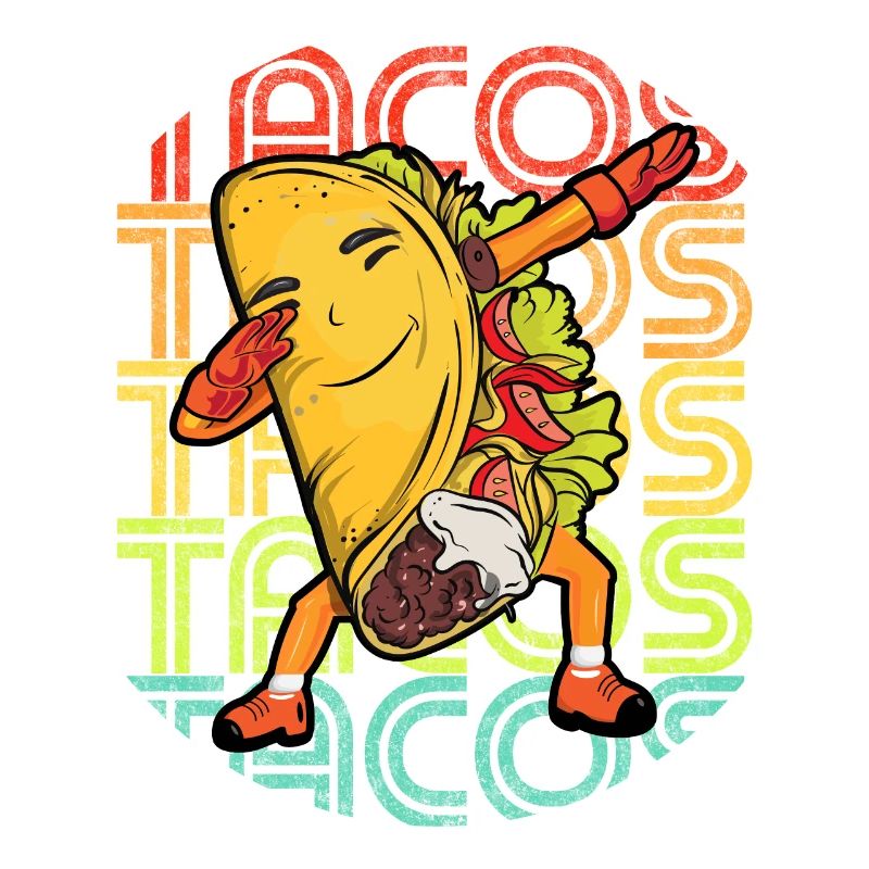 Dabbing Taco Cinco de Mayo Funny Tacos