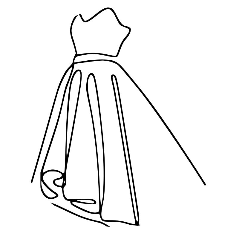 Kleid Mode Kunst Geschenk Geschenkidee