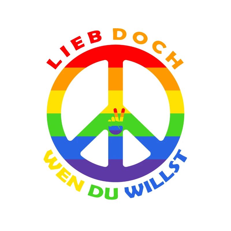 Lieb Doch Wen Du Willst - LGBTQ Regenbogen Rainbow
