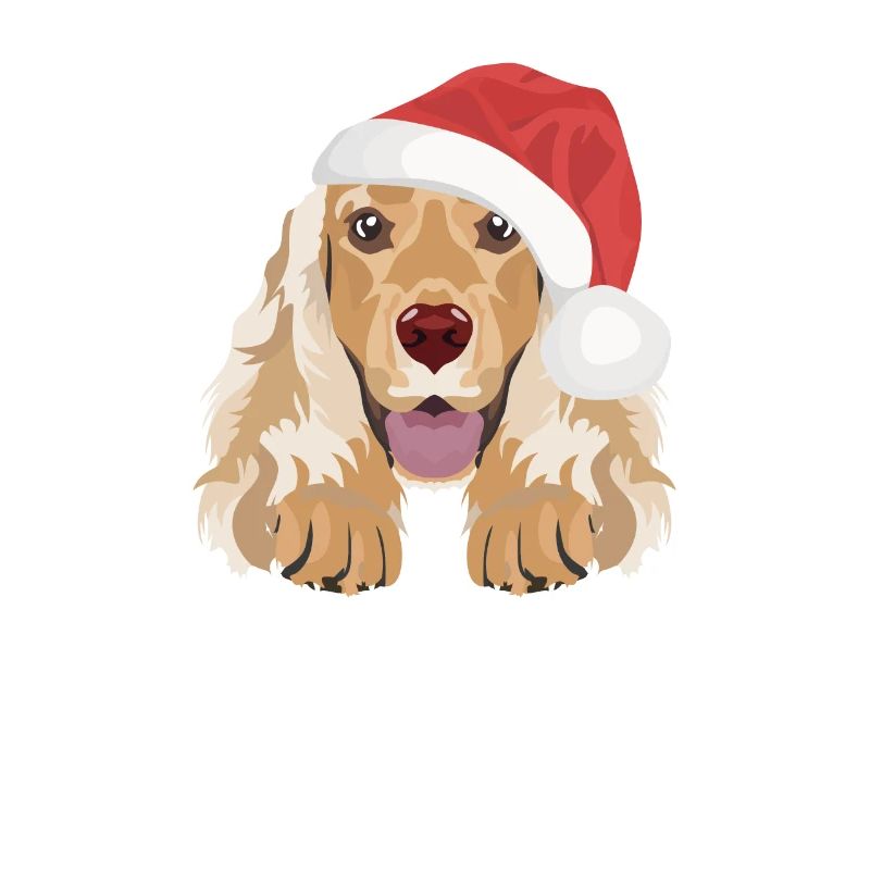 Deutsch Cocker Spaniel Merry Christmas