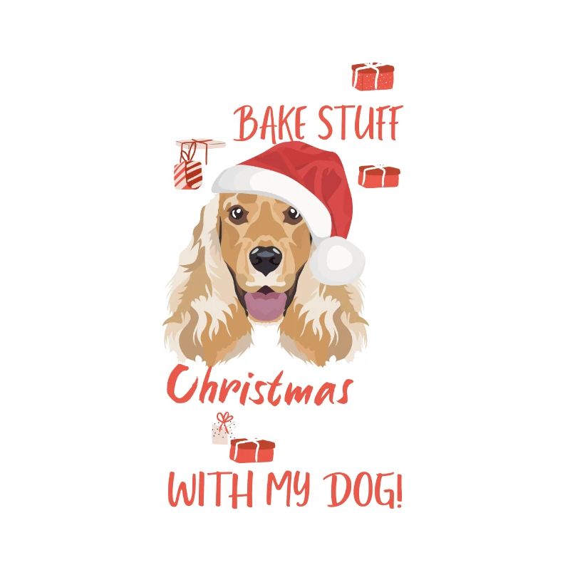 Deutsch Cocker Spaniel Merry Christmas