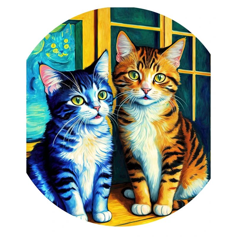 Surreal Impressionistic Cat Impressionism Cats Ar