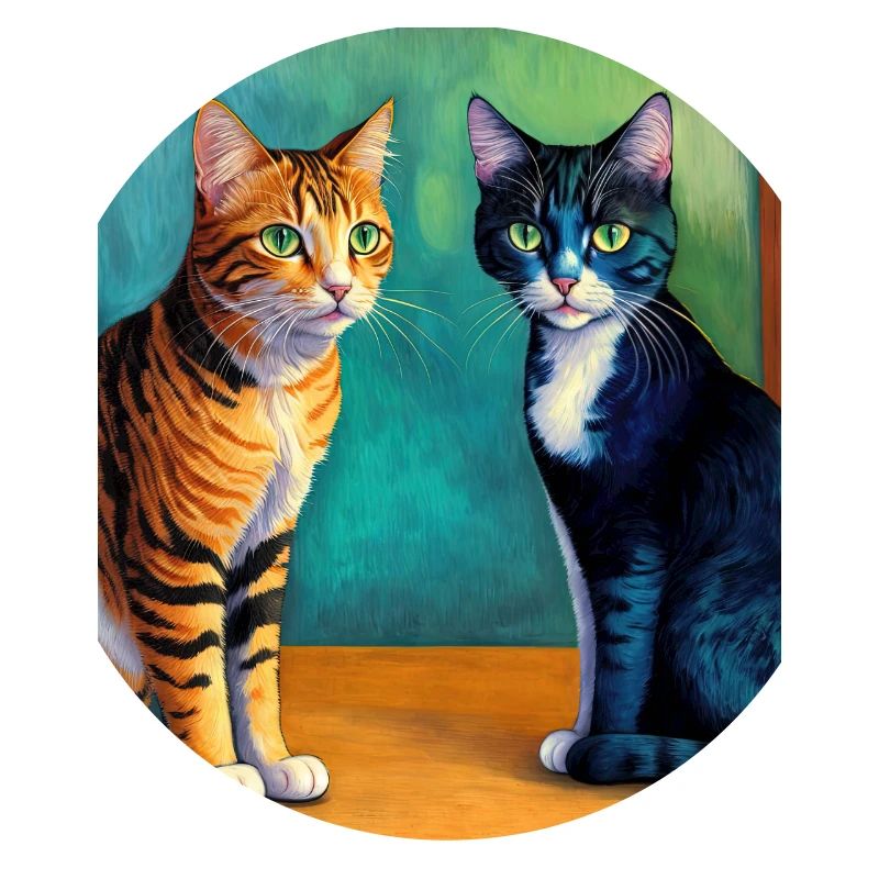 Surreal Impressionistic Cat Impressionism Cats Ar
