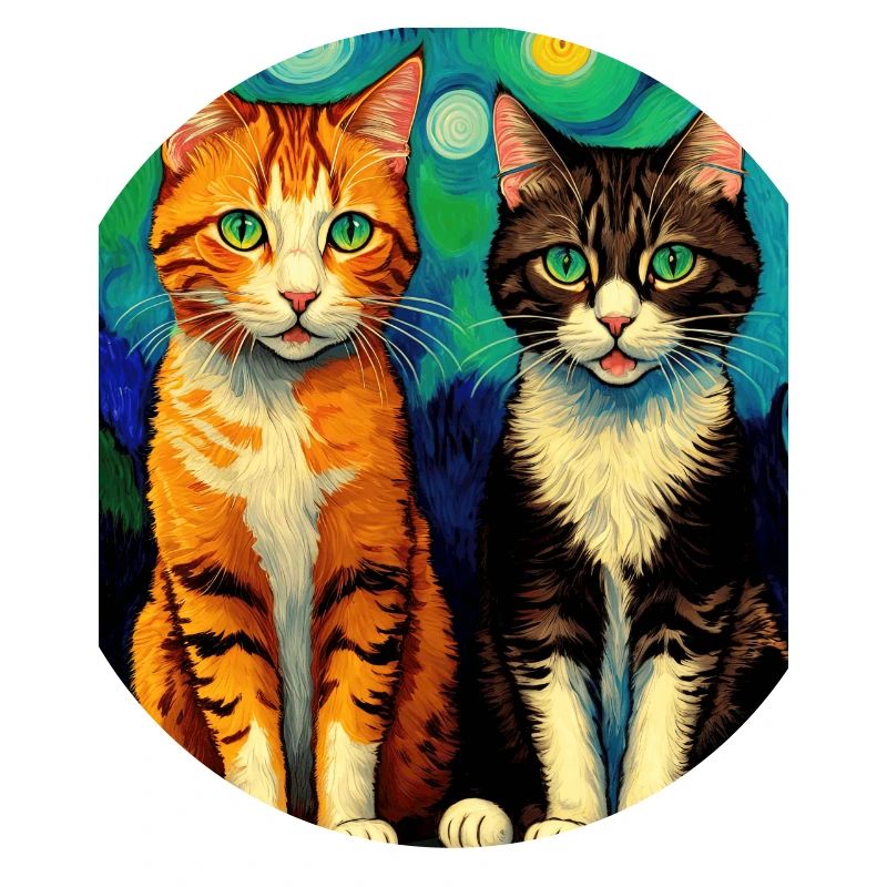 Surreal Impressionistic Cat Impressionism Cats Ar
