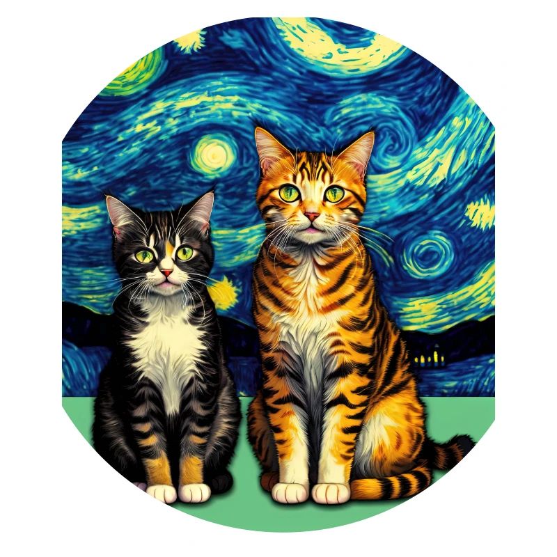 Surreal Impressionistic Cat Impressionism Cats Ar