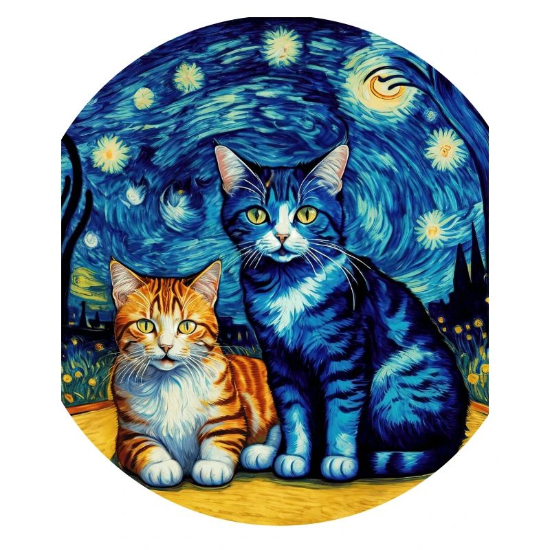 Surreal Impressionistic Cat Impressionism Cats Ar