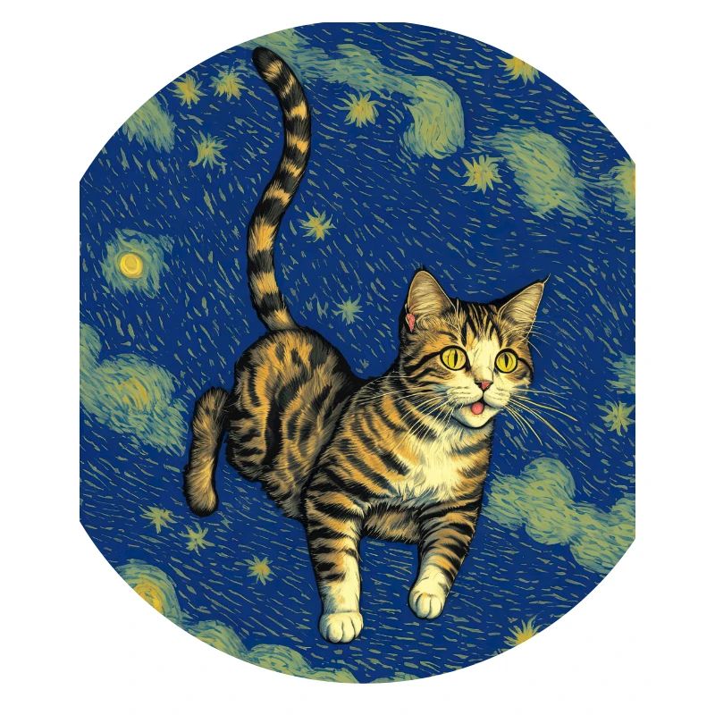 Surreal Impressionistic Cat Impressionism Cats Ar