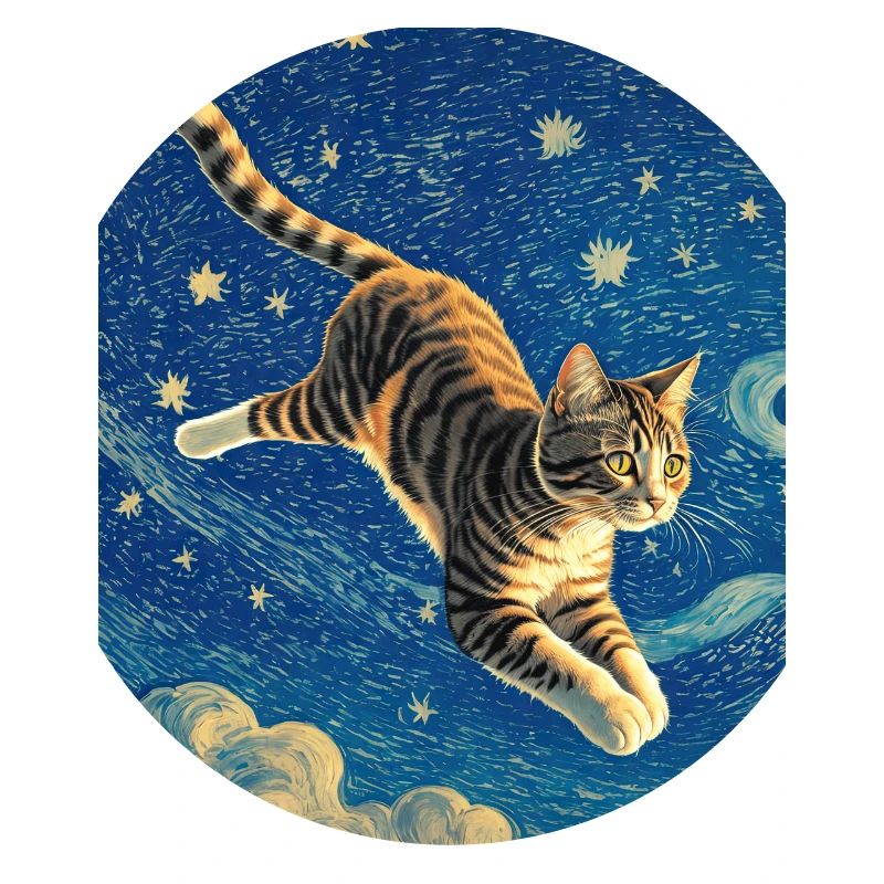Surreal Impressionistic Cat Impressionism Cats Ar