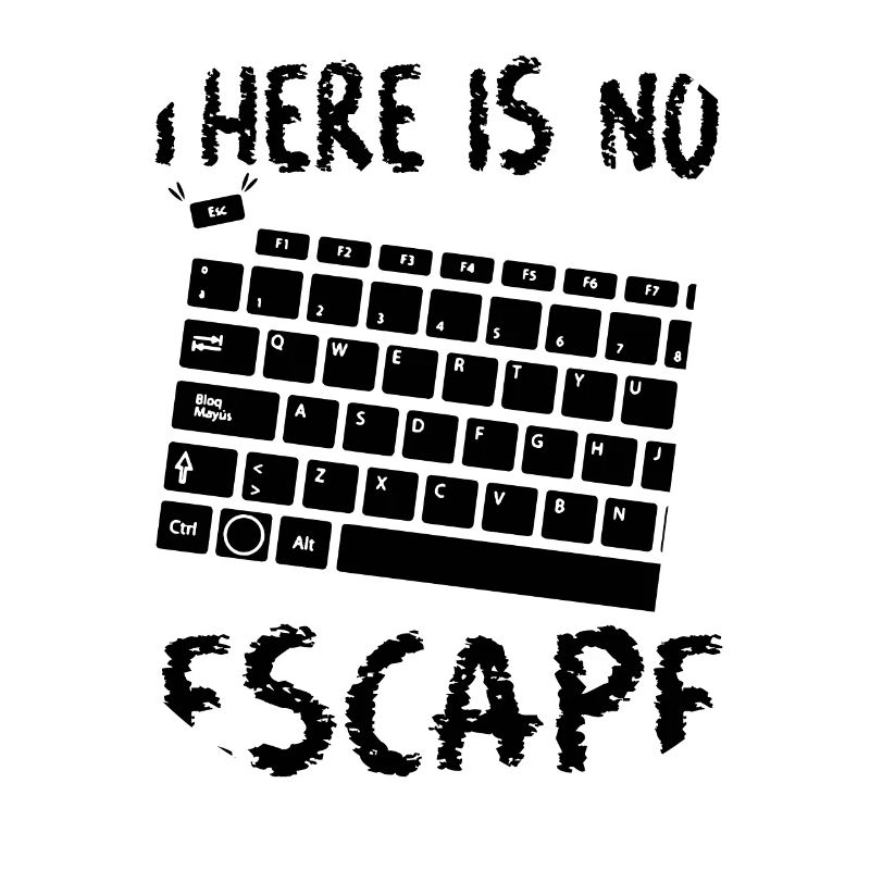 Nerd Geek Pun Escape Coder Funny Gift