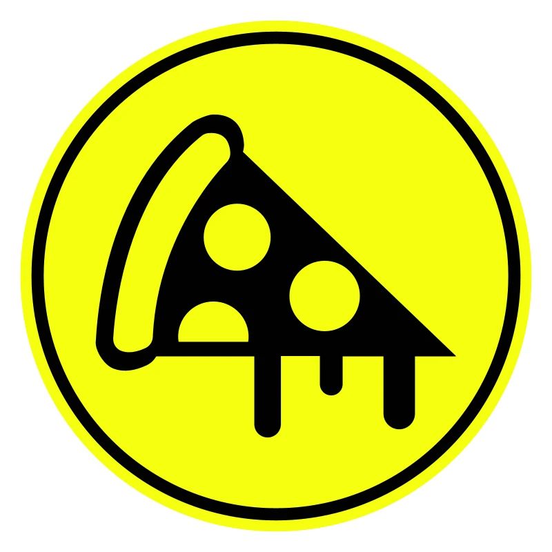 Pizza Icon Silhouette