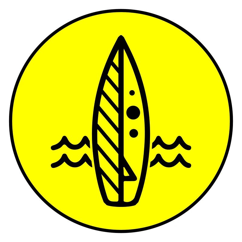 Surfboard icon icon