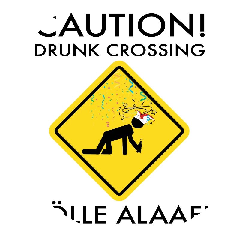 Carnival Costume Kölle Alaaf Cologne Caution Drunk