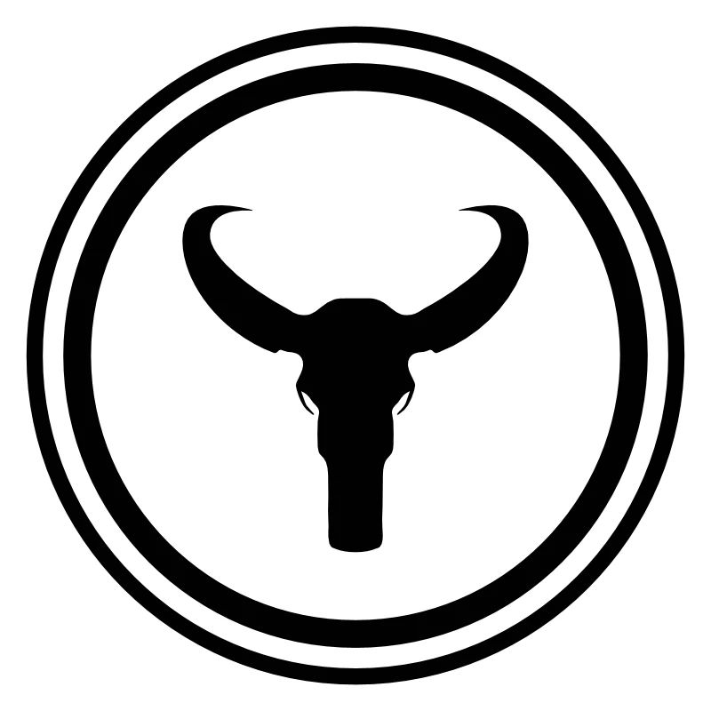 Bull skeleton