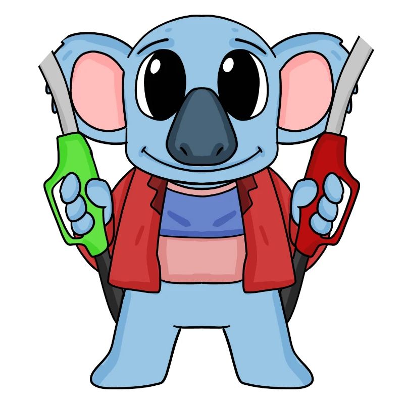 Préposé à la station-service Station d’essence Koala