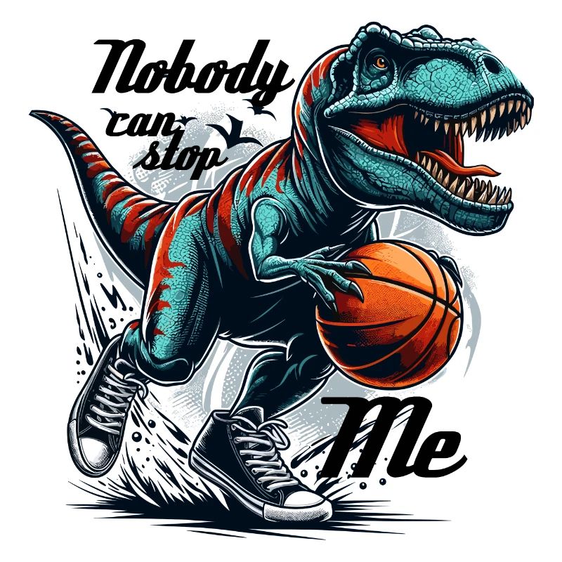 Basketball T-Rex Geschenk