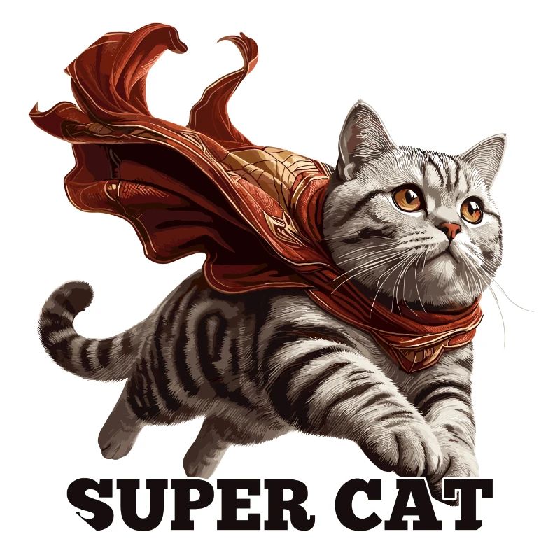 Super Katze Britisch Kurzhaar BKH getigert