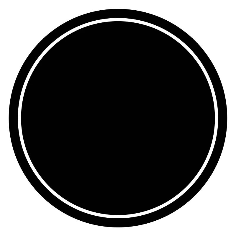 circle symbol blank icon