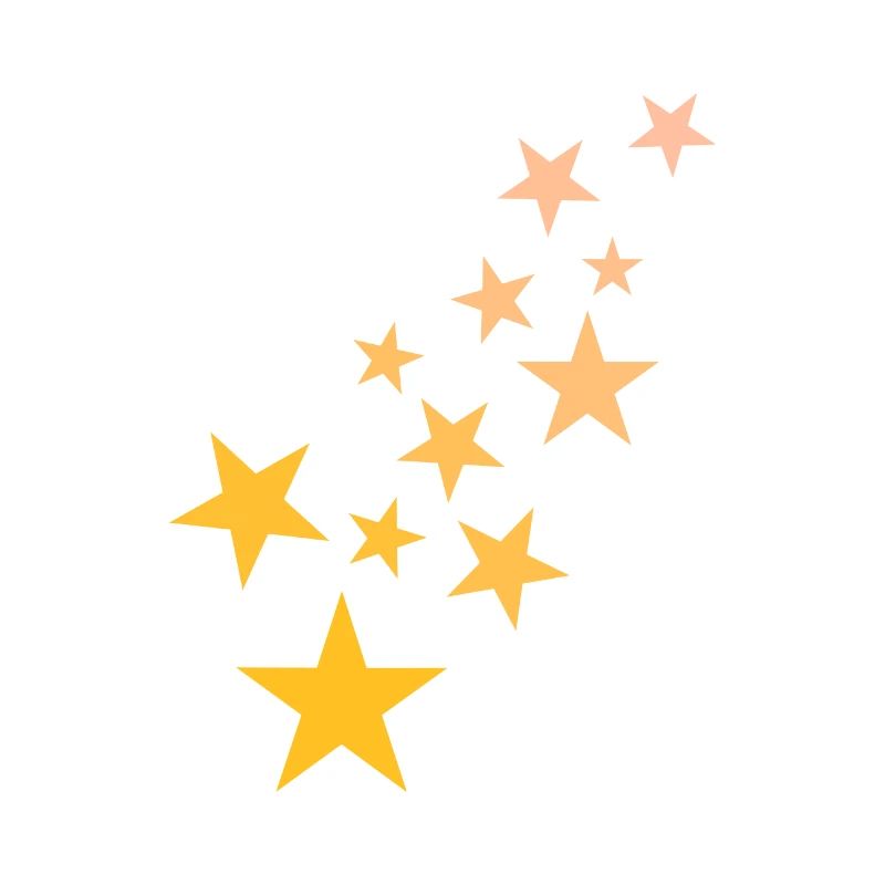 Star asterisk pattern starry sky