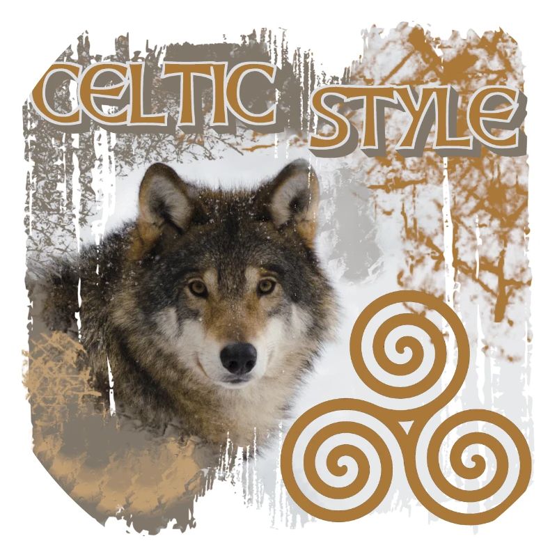 celts 9 with wolf and triskele