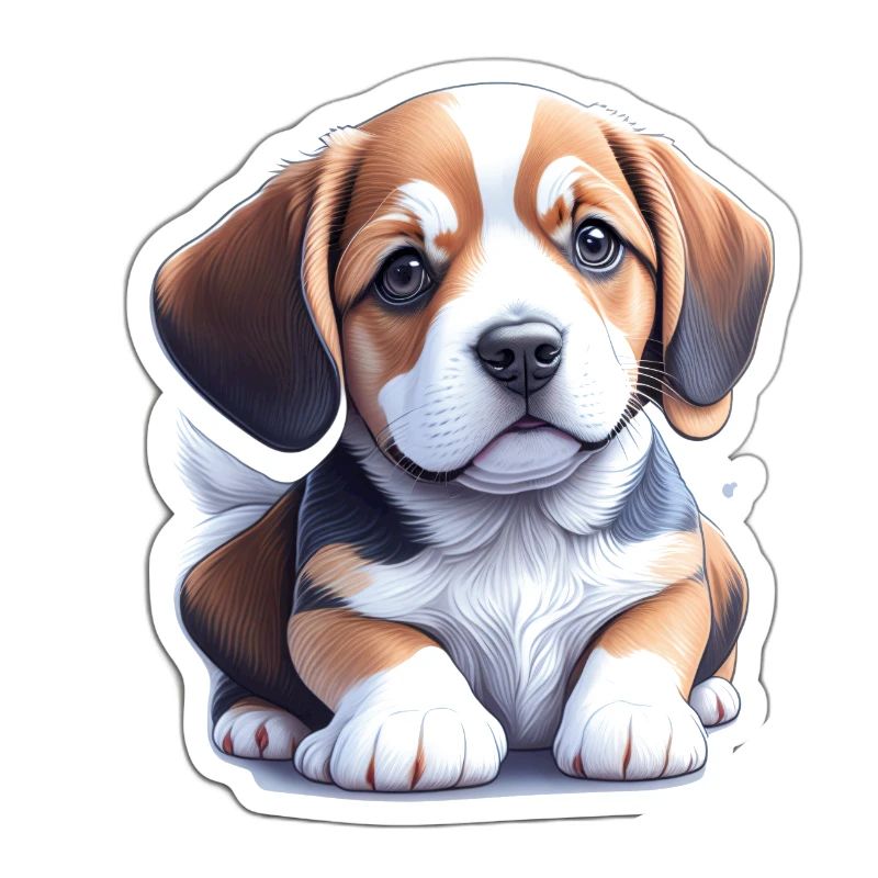Chiot Beagle mignon